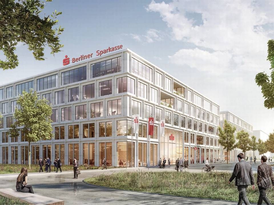 So soll es mal aussehen - das neue Zuhause auf dem Bürocampus Square 1 in Berlin-Adlershof | Foto: Berliner Sparkasse
