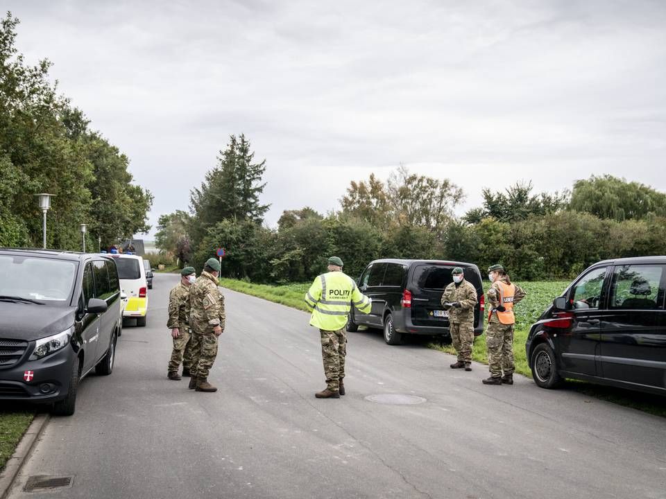 Myndighederne var nødt til at tvinge sig adgang til minkavler Thorbjørn Jepsens minkfarm for at aflive hans mink i Gjøl i Nordjylland. | Foto: Mads Claus Rasmussen/Ritzau Scanpix