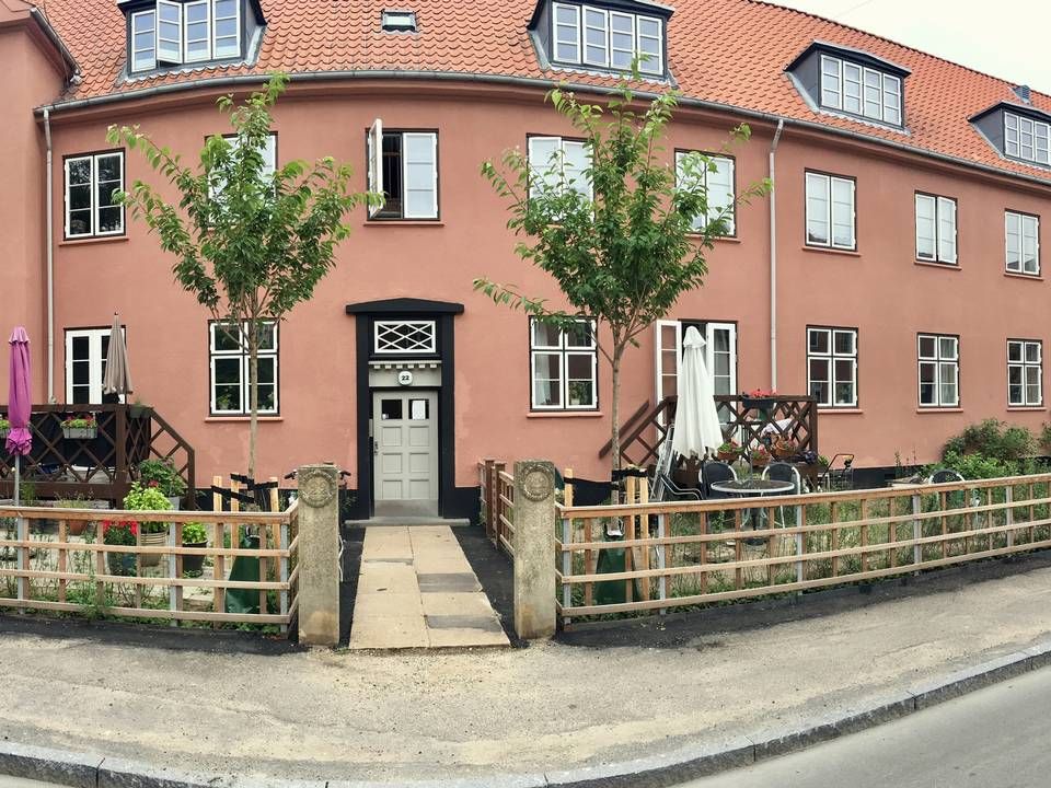 Den Sønderjyske By på Frederiksberg var en af de tre ejendomme i det planlagte salg til Blackstone. | Foto: PR/Frederiksberg Boligfond