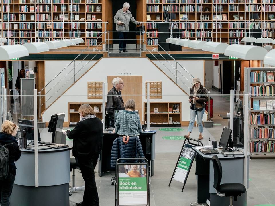 Bibliotekernes indkøb af fysiske bøger er faldet med 7,8 mio. kr. fra marts til august sammenholdt med samme periode i 2019. | Foto: Aleksander Klug/Ritzau Scanpix