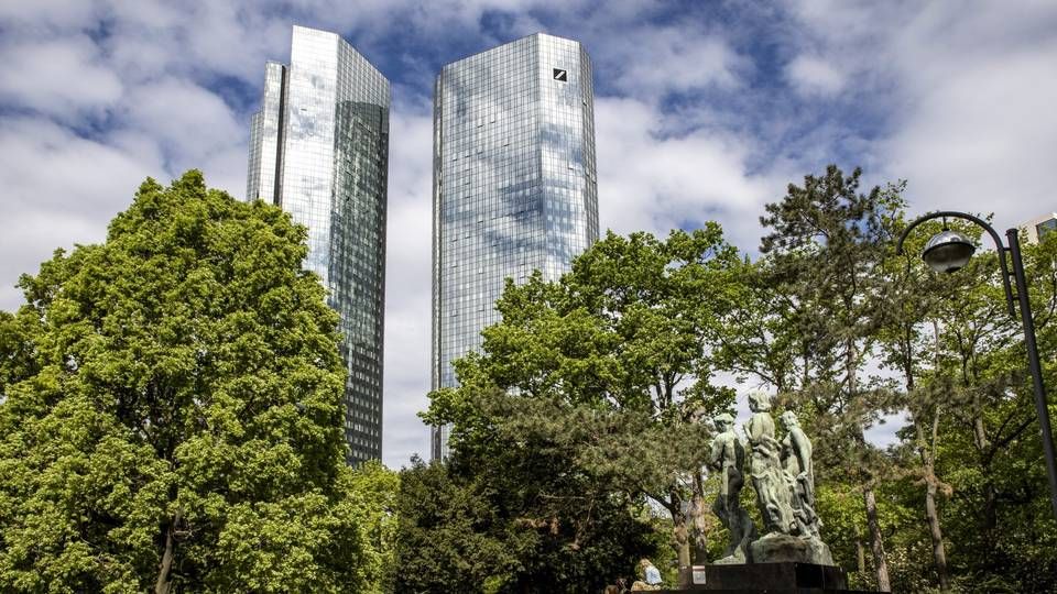 Die Zentrale der Deutschen Bank an der Taunusanlage in Frankfurt. | Foto: picture alliance / Jochen Tack