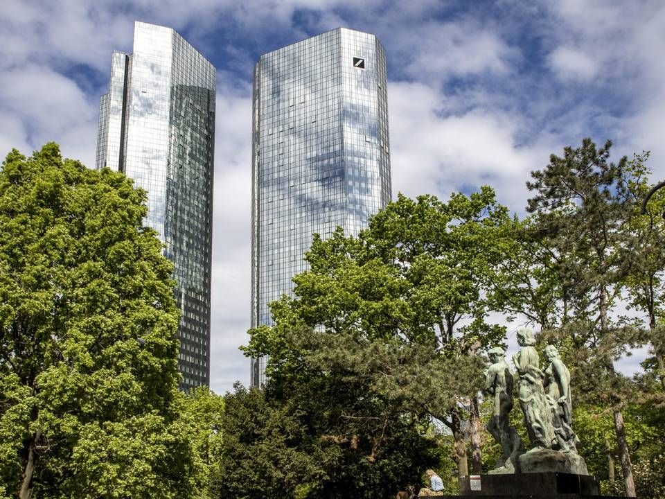 Die Zentrale der Deutschen Bank an der Taunusanlage in Frankfurt. | Foto: picture alliance / Jochen Tack