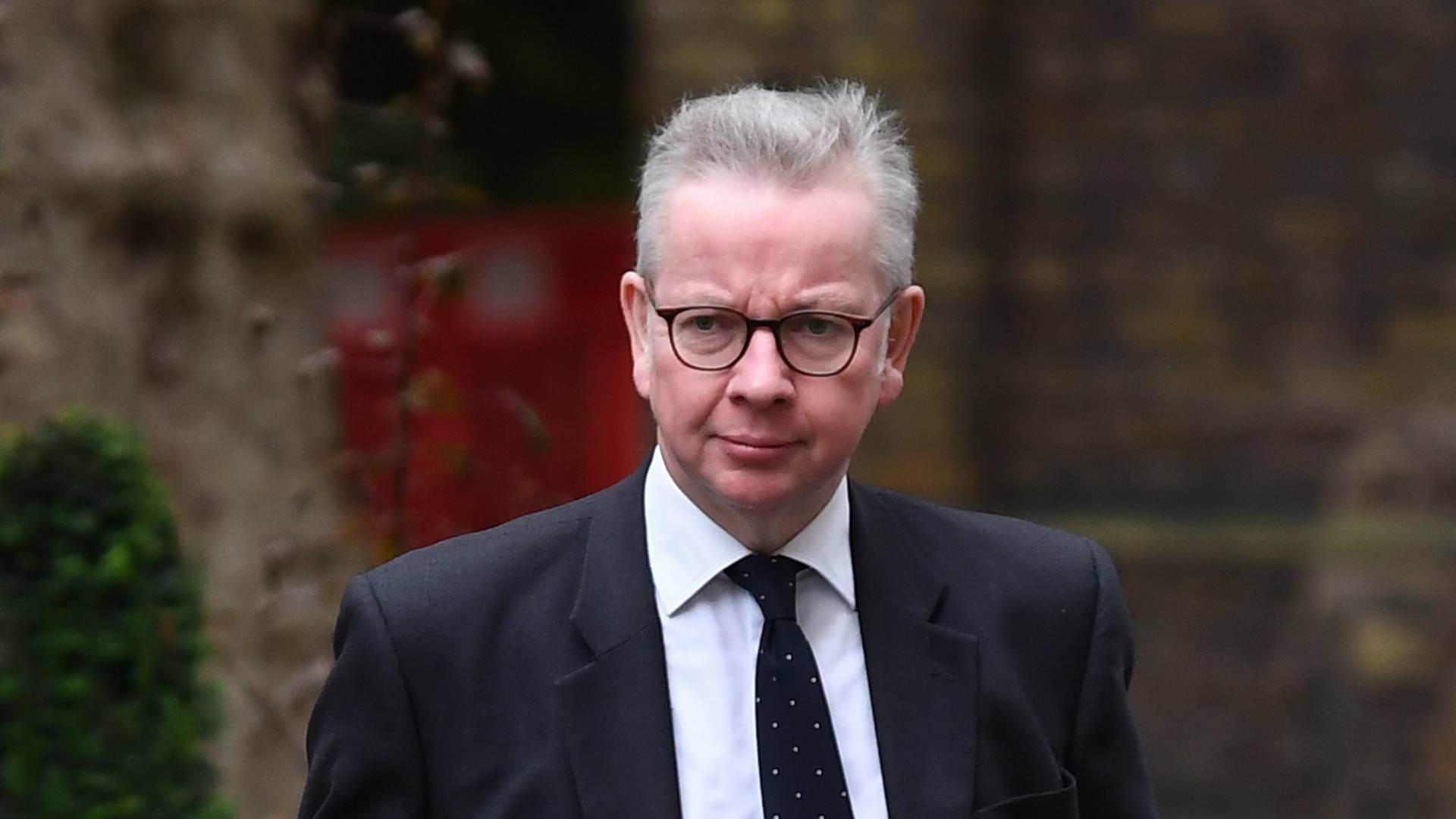 "Hvis valget står mellem at forme vores egen fremtid eller være fastlåst af forhold på ubestemt tid, så er det slet ikke noget valg," siger den britiske regeringsminister Michael Gove. | Foto: Daniel Leal-Olivas/AFP / AFP