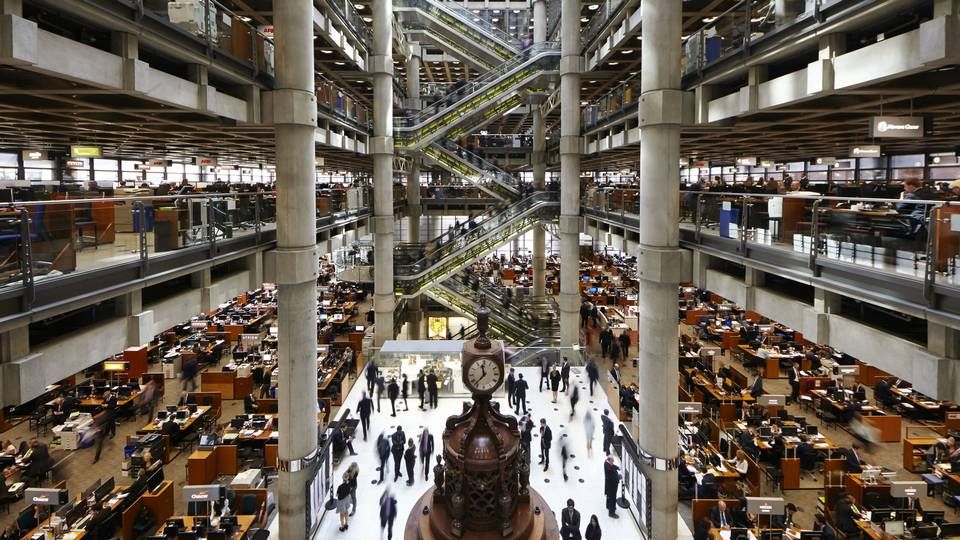 Det såkaldte underwriting room hos Lloyd's of London. | Foto: PR/Lloyd's