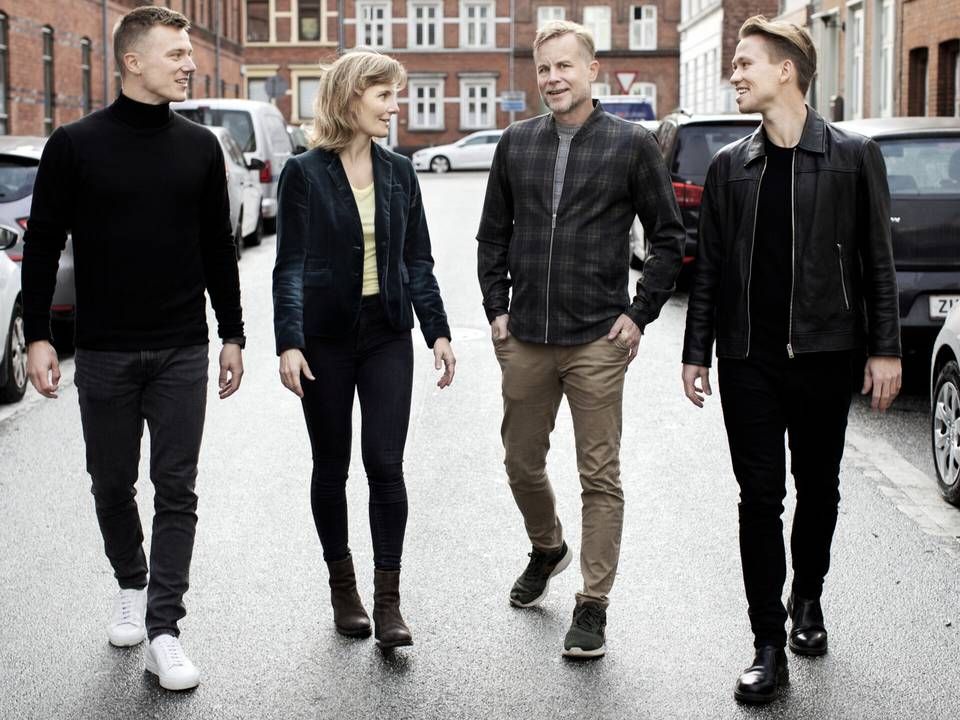Radio4 Morgens fire værter. | Foto: Tor Birk Trads/Radio4