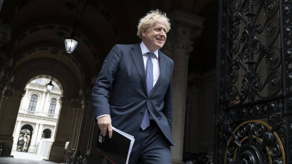 Der britische Premierminister Boris Johnson in London | Foto: picture alliance/Xinhua