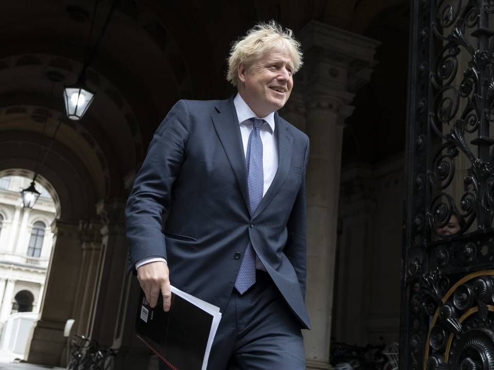 Der britische Premierminister Boris Johnson in London | Foto: picture alliance/Xinhua