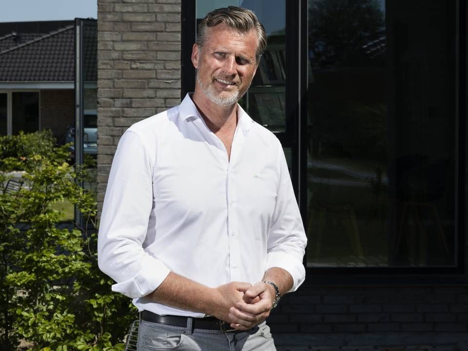 "Der bliver bygget flere og flere bæredygtige boliger – det vil være mere og mere fremtiden og være med til at udvide markedet," vurderer Martin Ravn-Nielsen, topchef i snart børsnoterede Huscompagniet. | Foto: Gregers Tycho