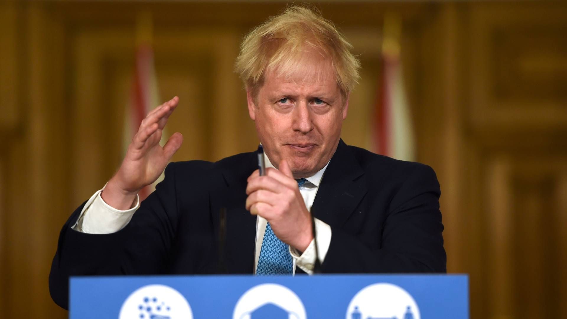 "Storbritannien tror fortsat på, at der ikke er noget grundlag for at genoptage forhandlingerne, medmindre der sker en fundamental ændring i EU's tilgang," lyder det i en udtalelse fra den britiske premierminister Boris Johnsons kontor. | Foto: EDDIE MULHOLLAND/AFP/Ritzau Scanpix