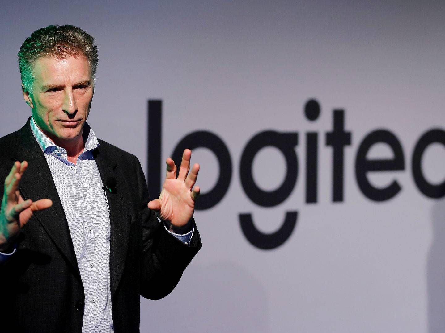CEO Bracken Darrell kan glæde sig over fremgang i Logitechs forretning. | Foto: Arnd Wiegmann/Reuters/Ritzau Scanpix