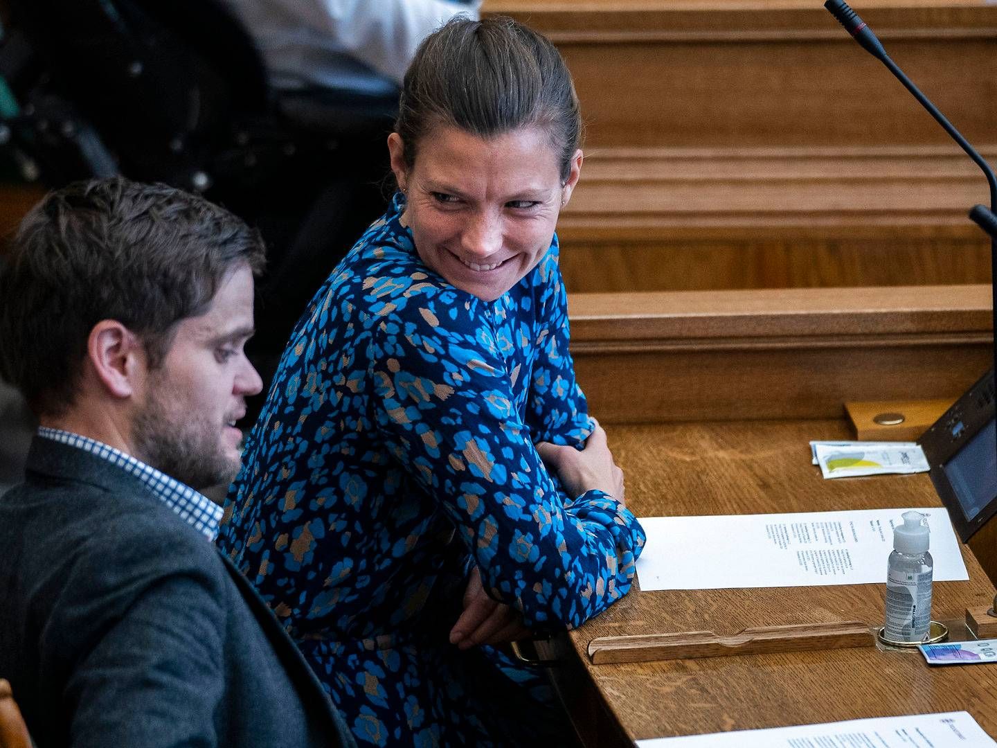 Andreas Steenberg og partifællen Lotte Rod ved Folketingets åbning. | Foto: Martin Sylvest/Ritzau Scanpix