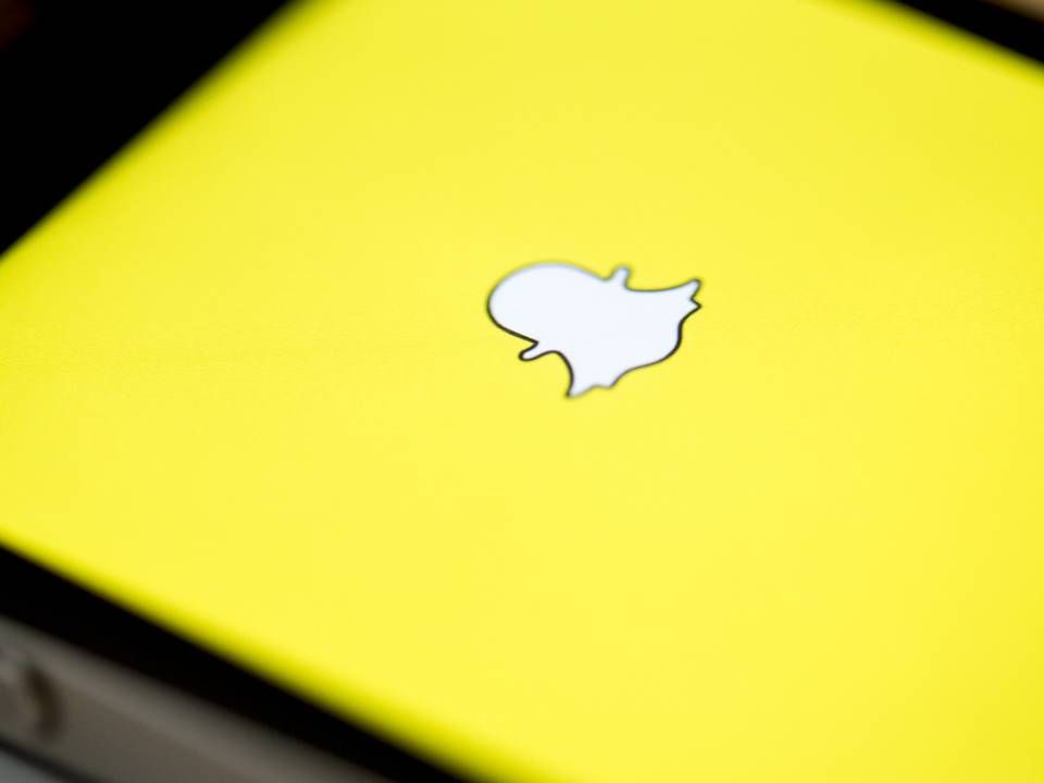 Snapchat har fået ca. fem mio. flere brugere end forventet i tredje kvartal. | Foto: Janus Engel/Ritzau Scanpix