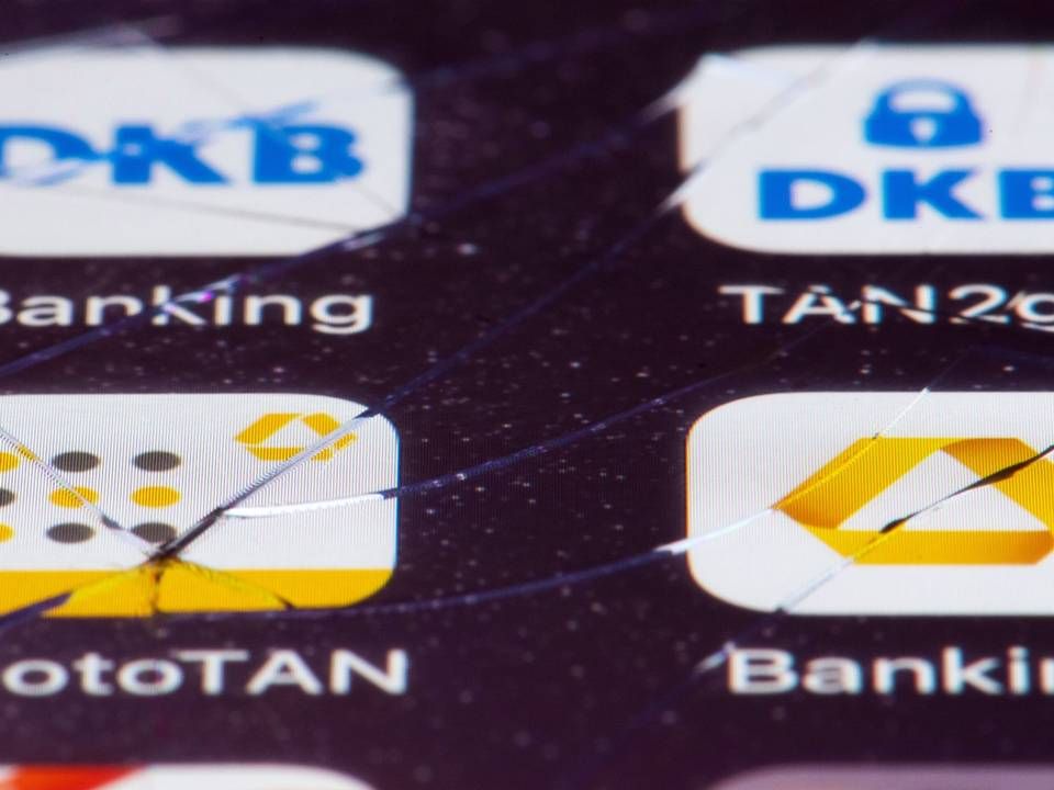 Die Logos der Banking Apps der DKB und der Commerzbank mit den dazugehörenden TAN-Apps. | Foto: picture alliance/Soeren Stache/dpa-Zentralbild/ZB