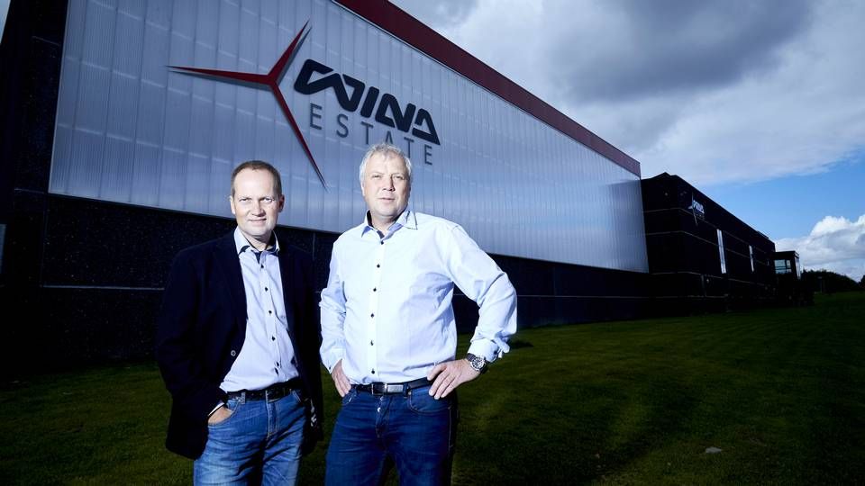 Erik Abraham (left.) and Jens Petri Petersen are looking for buyers to take over their wind power company. | Photo: Wind Estate
