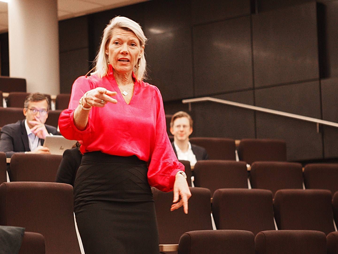 Konsernsjef Kjerstin Braathen la torsdag frem kvartalsrapporten for tredje kvartal. | Foto: Jörgen Skjelsbæk