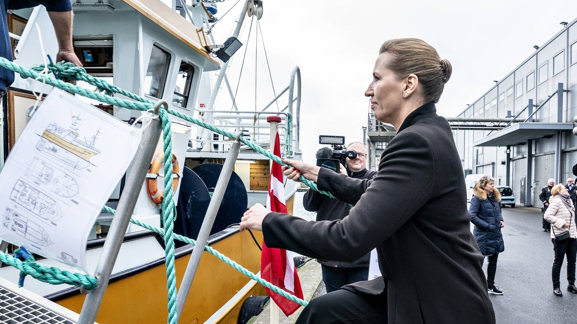 Mette Frederiksen var torsdag i Skagen. | Foto: Henning Bagger / Ritzau Scanpix