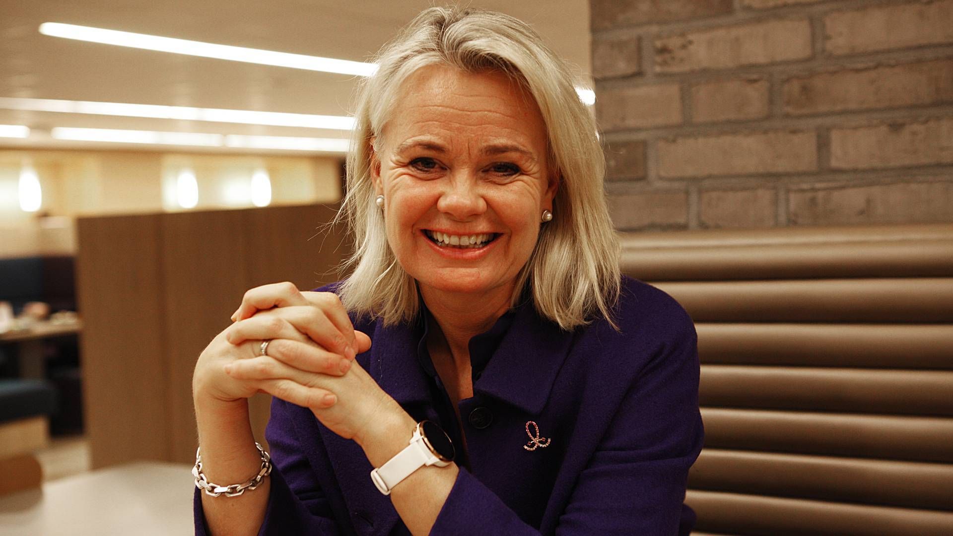 Ingjerd Blekeli Spiten er leder for personkundesegmentet i DNB og styreleder i Sbanken. Hun lover satsing på unge bankkunder i 2023. | Foto: Jörgen Skjelsbæk