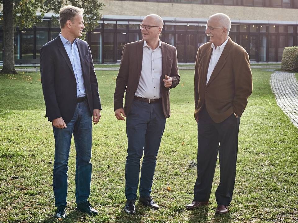 Fra venstre til højde: Erik Strømqvist, Martin Stenfeldt og Cesare Orlandi. | Foto: Medtrace / PR