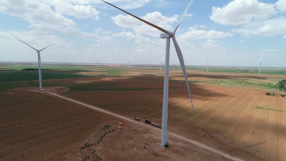 Ørsted vindpark Tahoka i Texas. | Foto: PR/ Ørsted