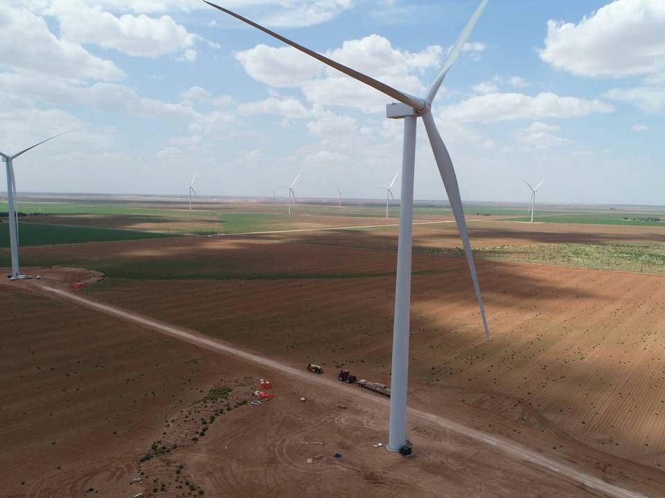 Ørsted vindpark Tahoka i Texas. | Foto: PR/ Ørsted