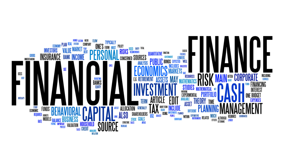 Wortwolke mit zahlreichen Begriffen zum Thema Finanzen | Foto: picture alliance / blickwinkel