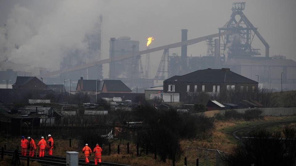 Det industritunge område Teesside er et af de to områder i Storbritannien, som et konsortium med en håndfuld af verdens største olieselskaber vil fange og lagre CO2 fra. | Foto: Nigel Roddis/Reuters/Ritzau Scanpix