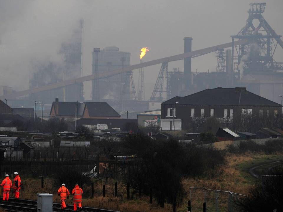 Det industritunge område Teesside er et af de to områder i Storbritannien, som et konsortium med en håndfuld af verdens største olieselskaber vil fange og lagre CO2 fra. | Foto: Nigel Roddis/Reuters/Ritzau Scanpix