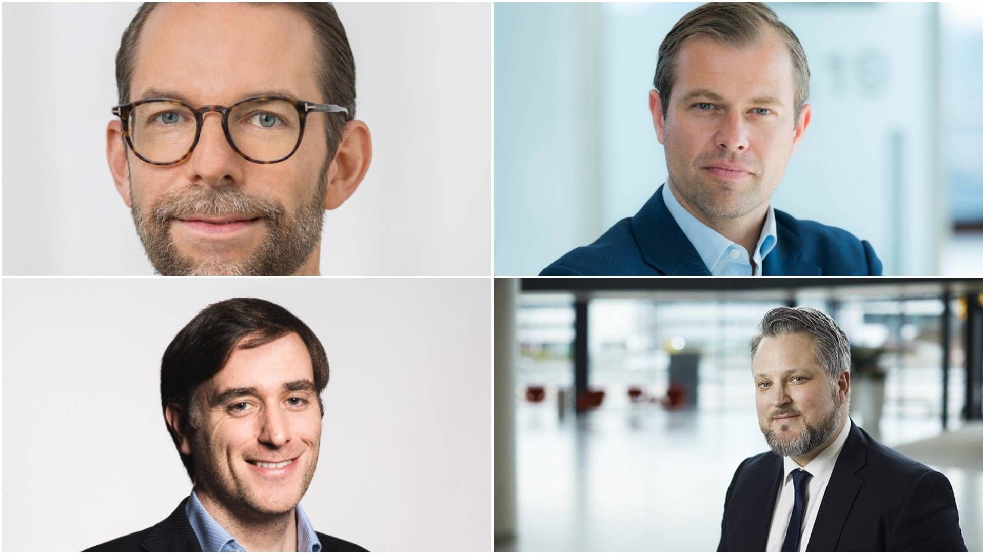 (top left-right) Swedbank Robur fund manager Robert Slorach, BNP Paribas Asset Management fund manager Ulrik Fugmann, Morningstar analyst Kenneth Lamont and Storebrand AM fund manager Philip Ripman. | Photo: PR