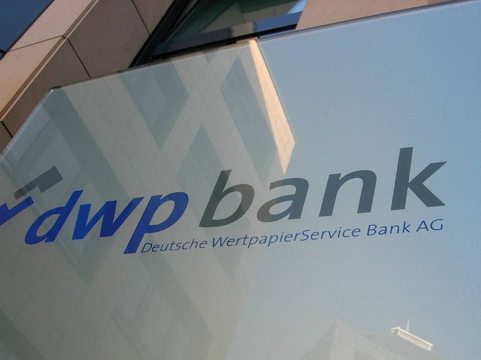 Schild der dwpbank am Gebäude in Frankfurt | Foto: Deutsche WertpapierService Bank AG
