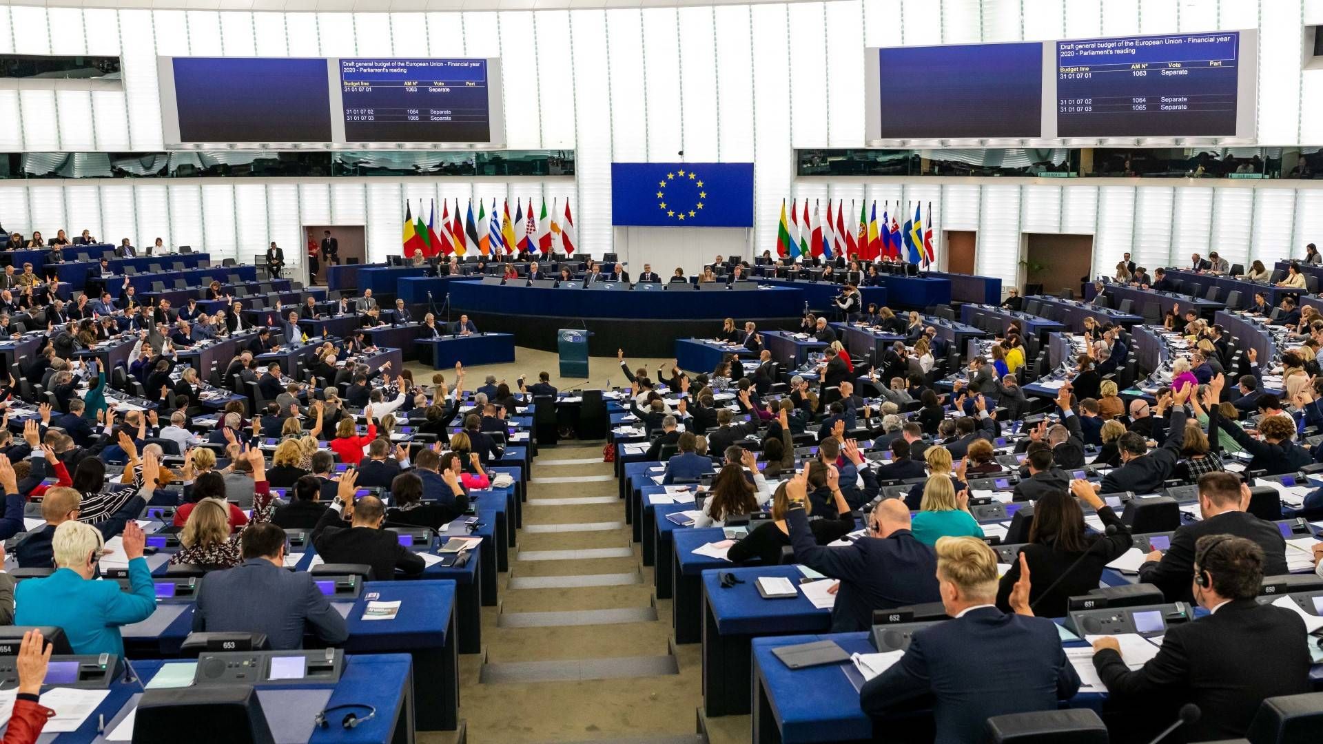 Das Europaparlament bei einer Tagung in Brüssel. | Foto: picture alliance/Philipp von Ditfurth/dpa