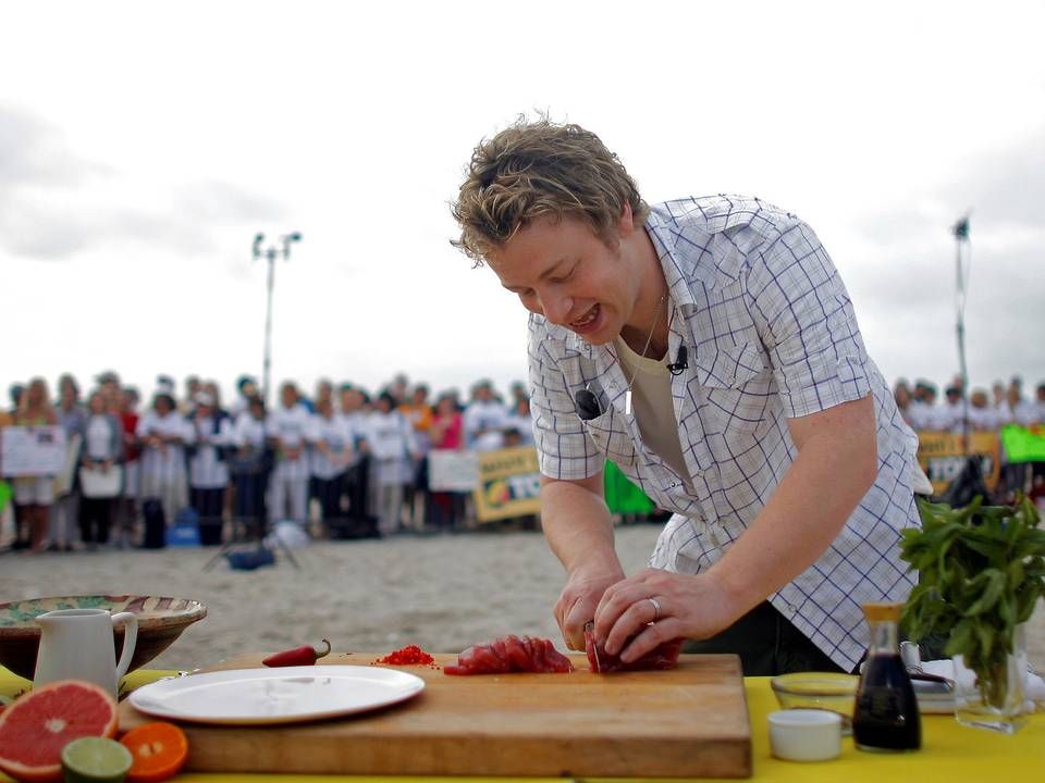 Kendiskokken Jamie Oliver har været aktiv i den britiske fødevarebranches kampagne for at opretholde høje standarder på importerede fødevarer efter brexit. | Foto: Eric Thayer/Reuters/Ritzau Scanpix