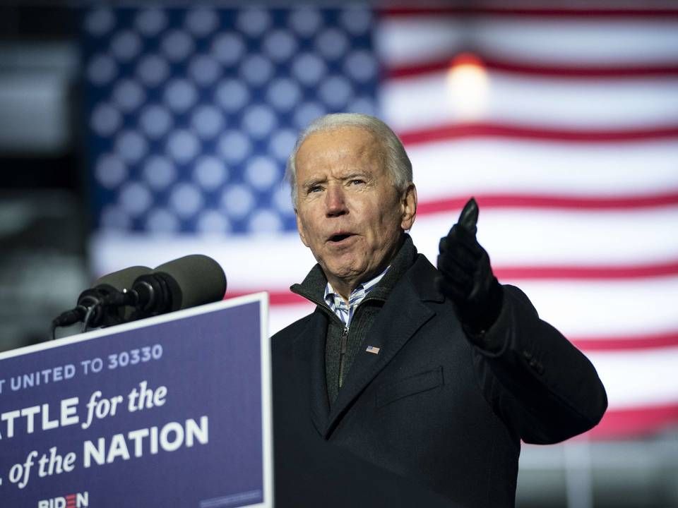 Joe Biden forsøger ved valget 3. november at vriste præsidentembedet fra Donald Trump. | Foto: DREW ANGERER/AFP / GETTY IMAGES NORTH AMERICA