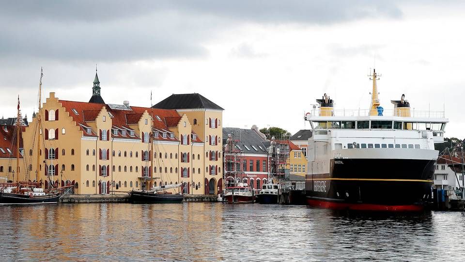 Det Ny Simac opføres på Nordre Kaj i Svendborg ud til havnen. | Foto: Jens Dresling / Politiken / Ritzau Scanpix