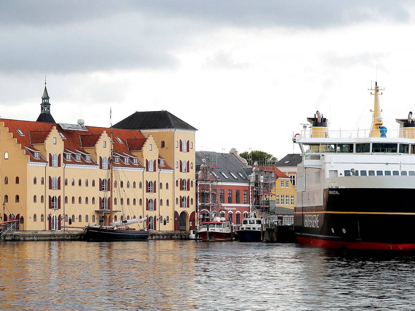 Det Ny Simac opføres på Nordre Kaj i Svendborg ud til havnen. | Foto: Jens Dresling / Politiken / Ritzau Scanpix