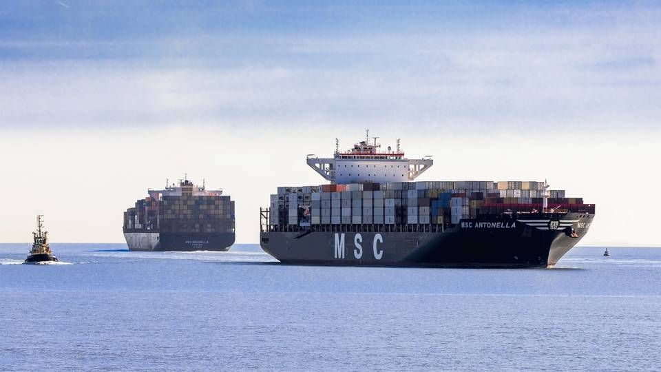 Arkivfoto. Billedet viser ikke de omtalte containerskibe. | Foto: PR/MSC
