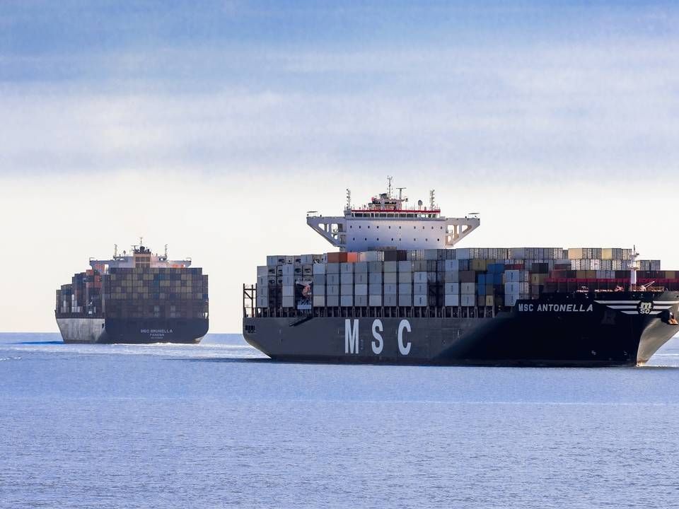 Arkivfoto. Billedet viser ikke de omtalte containerskibe. | Foto: PR/MSC