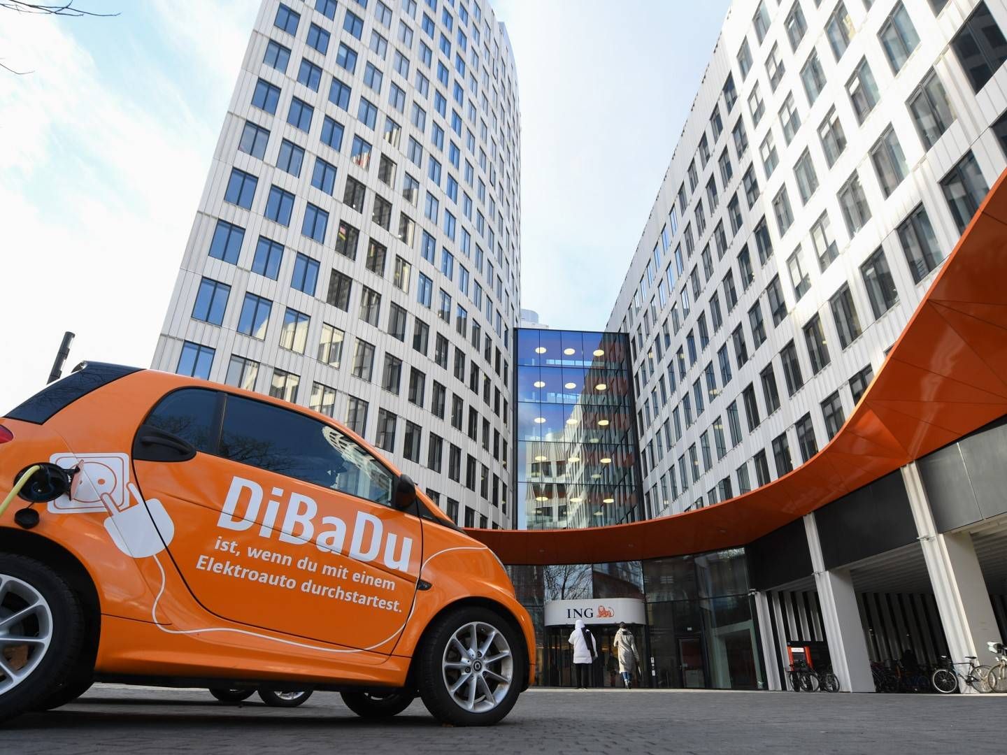 Die Zentrale der ING Deutschland in Frankfurt. | Foto: picture alliance/Arne Dedert/dpa