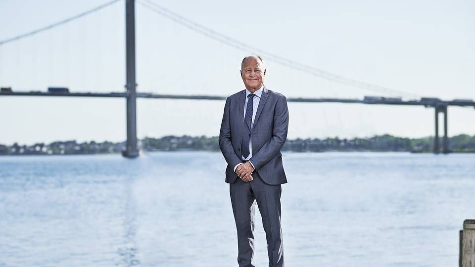 Torben Østergaard Nielsen foran Lillebæltsbroen. | Foto: PR / USTC
