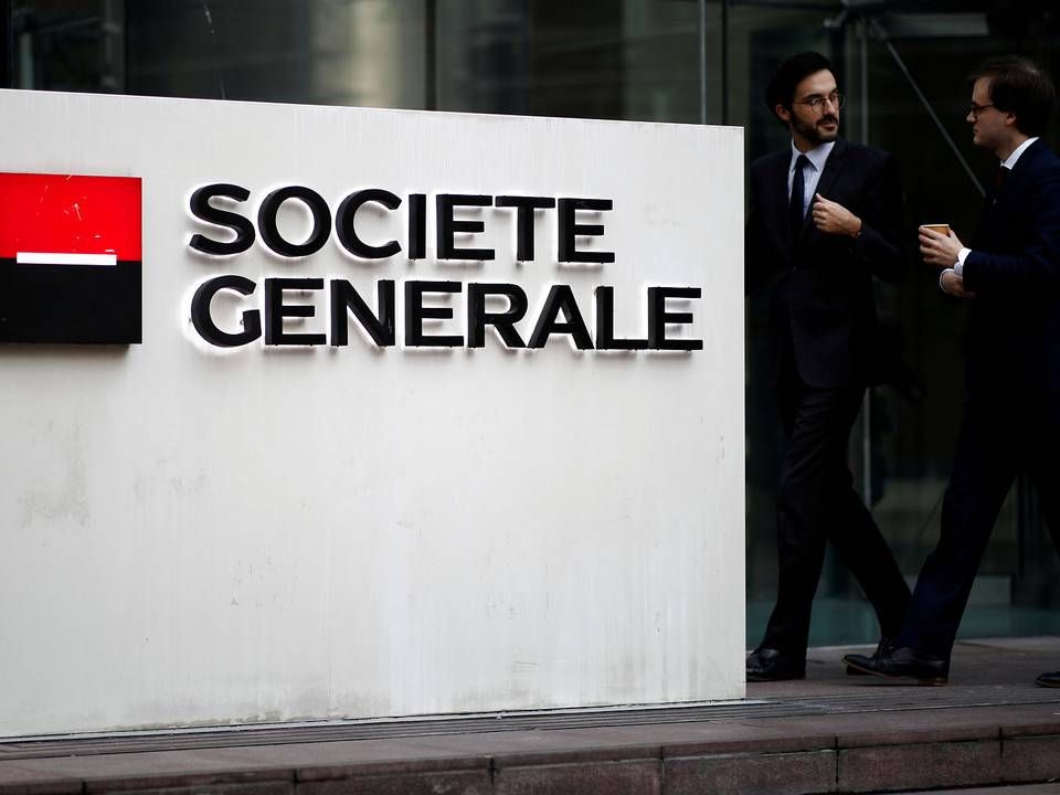 Storbanken Societe Generale er kommet med regnskab. | Foto: Benoit Tessier/Reuters/Ritzau Scanpix