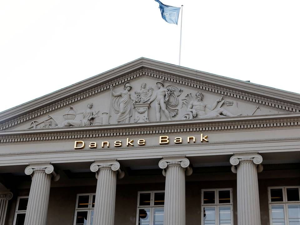 Danske Bank-aktien går kraftigt frem mandag eftermiddag. | Foto: Jacob Gronholt-Pedersen/Reuters/Ritzau Scanpix