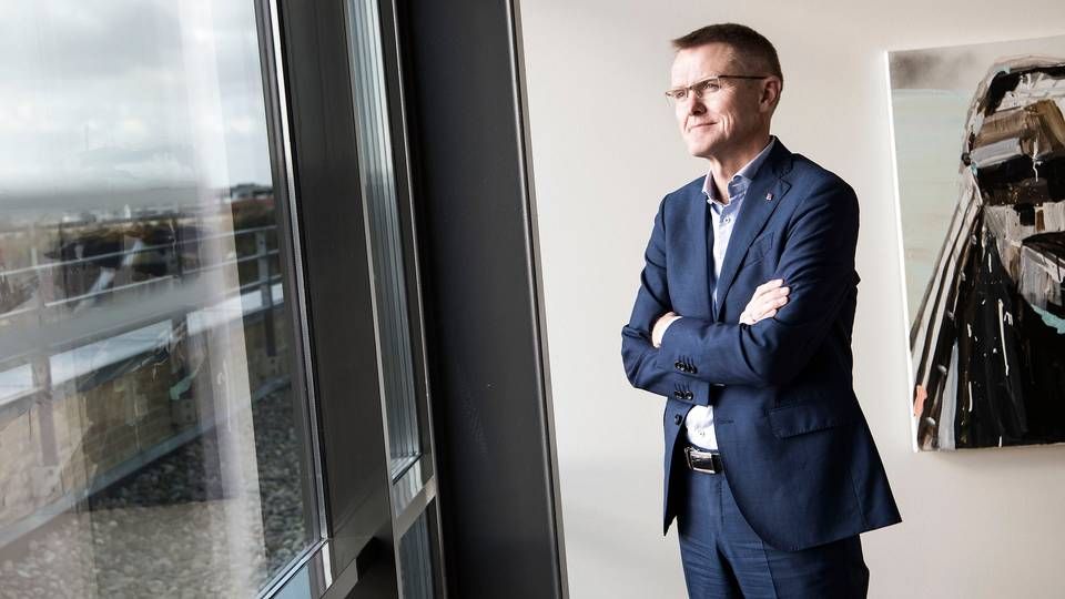 Lasse Nyby er adm. direktør i Spar Nord. | Foto: Tycho Gregers/Jyllands-Posten/Ritzau Scanpix