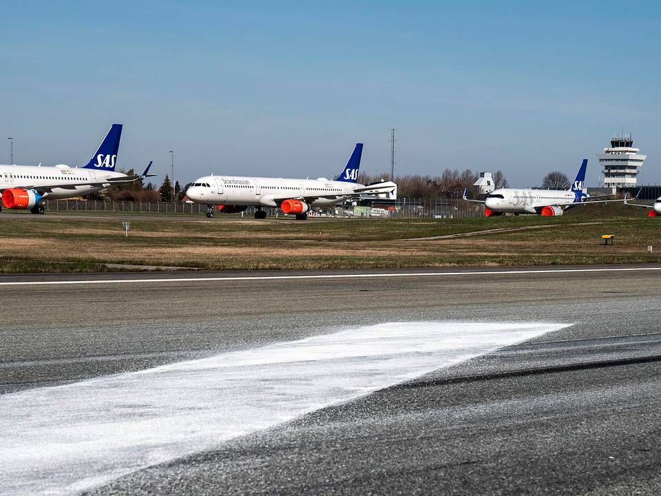 Flyene har været parkeret på landjorden under coronakrisen. | Foto: Martin Sylvest / Ritzau Scanpix