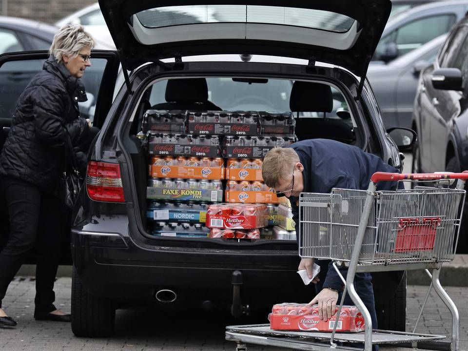 Ifølge en ny analyse fra Dansk Erhverv handler danskerne for flere milliarder i grænsebutikkerne. | Foto: Jens Dresling