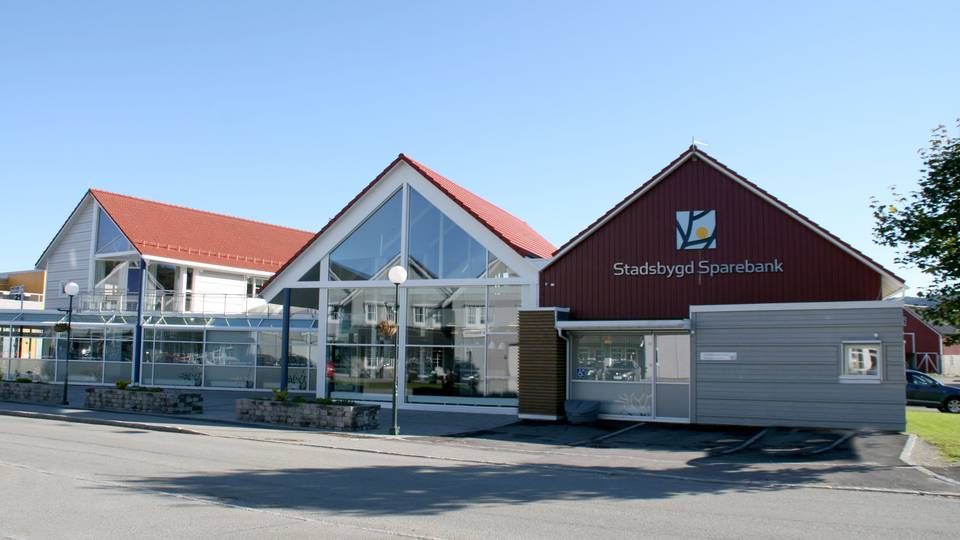 Stabdsbygd sparebanks lokaler i Rissa. | Foto: Statsbygd Sparebank