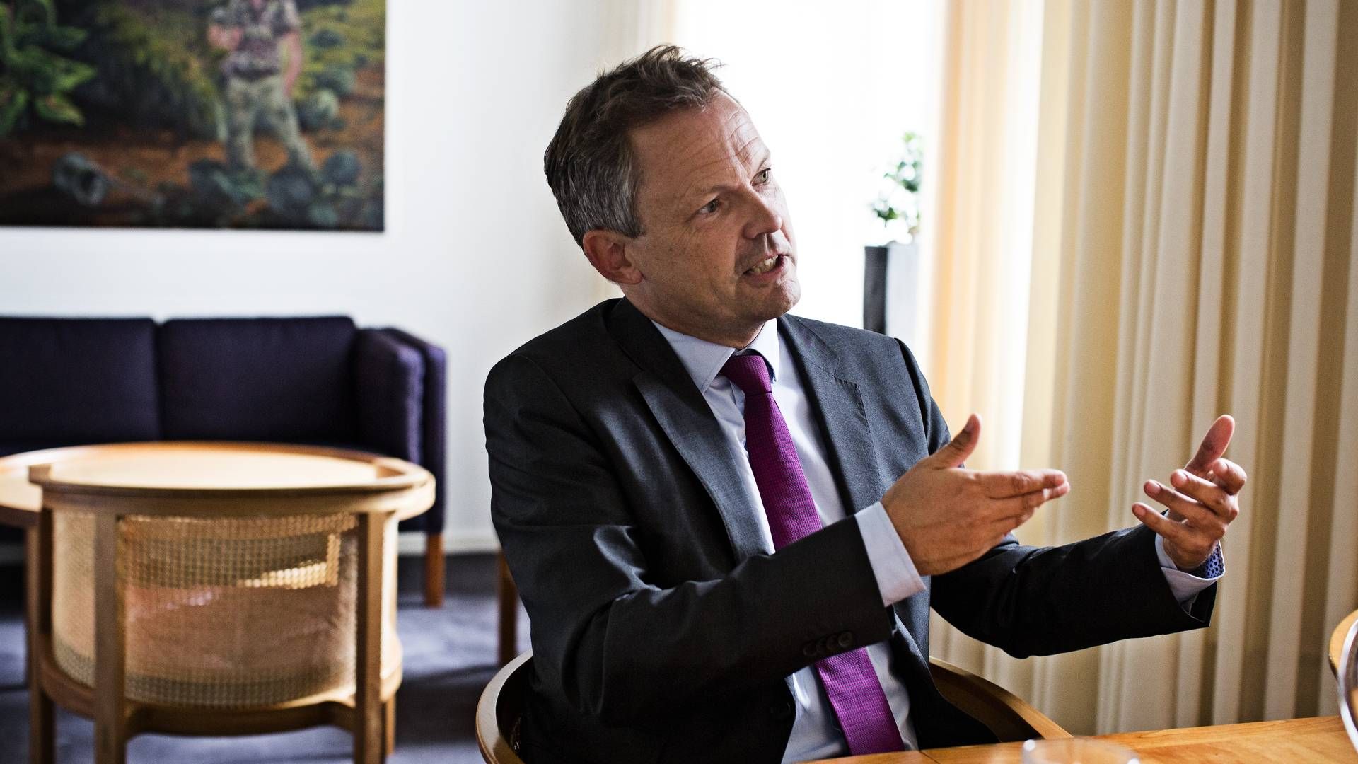 Ulrik Nødgaard, direktør i Finans Danmark | Foto: Melissa Kühn Hjerrild