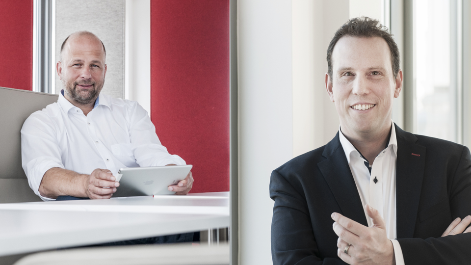 Alter und neuer Geschäftsführer der Star Finanz: Bernd Wittkamp und Jochen Balas (link) und | Foto: Star Finanz GmbH