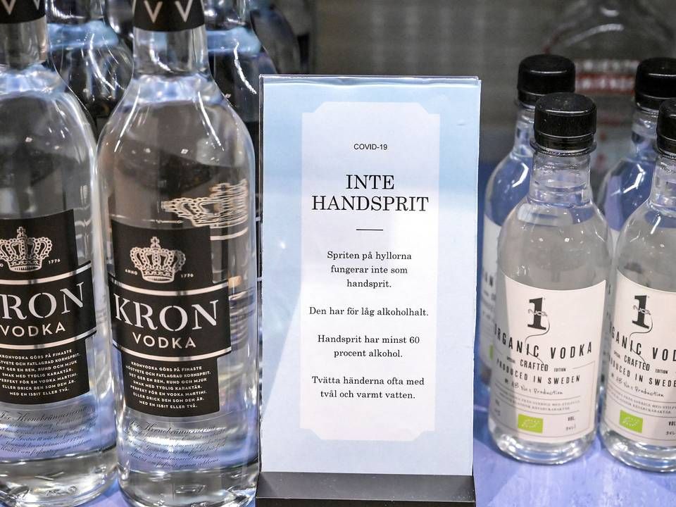 Sverige tager skrappere midler i brug i alkoholsalget for at stoppe smittespredningen. | Foto: Tt News Agency/Reuters/Ritzau Scanpix