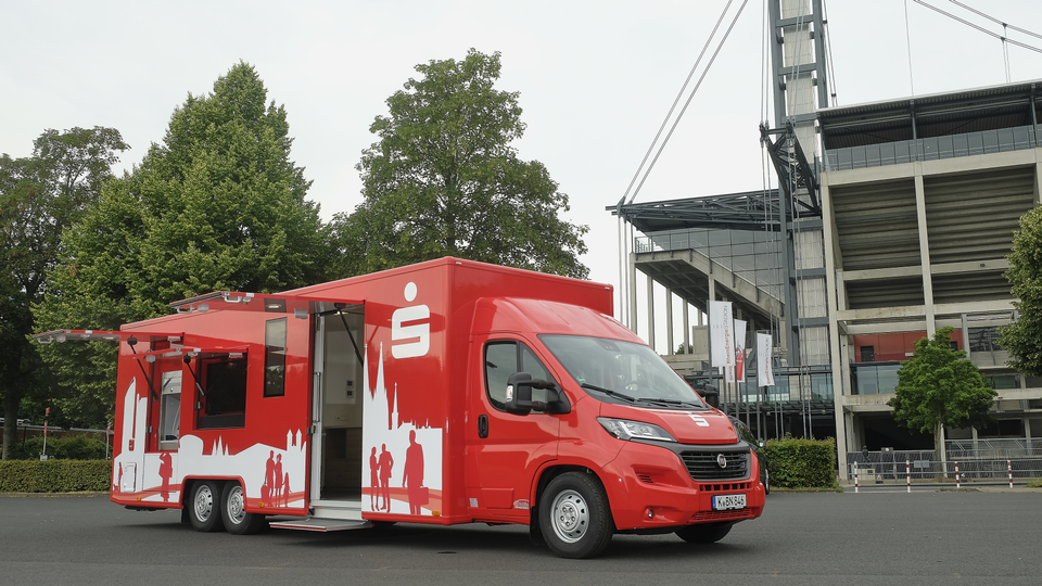 Eine mobile Filialen der Sparkasse Köln-Bonn | Foto: Sparkasse KölnBonn