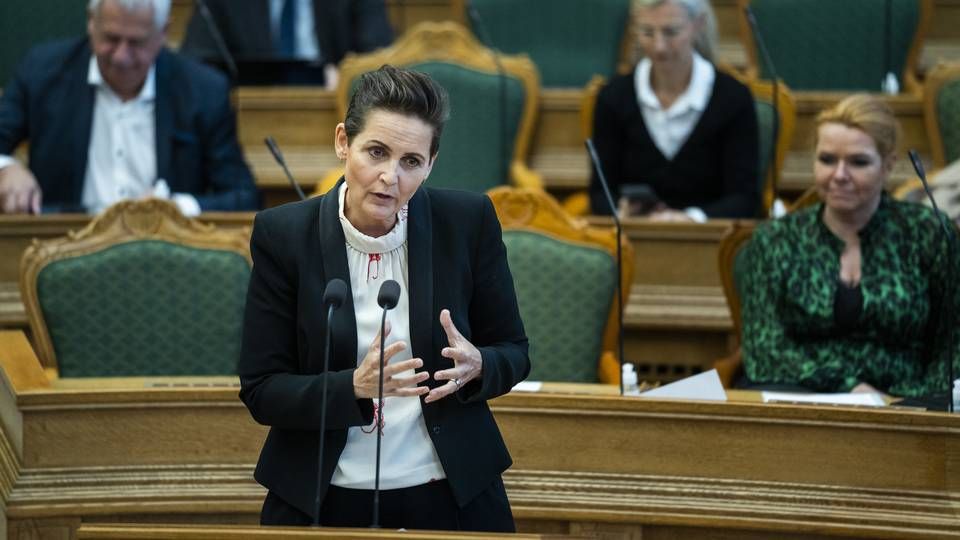 SF-formand Pia Olsen Dyhr vil oprette et politisk organ, der skal have deltagelse af de største partier i Folketinget. | Foto: Martin Sylvest