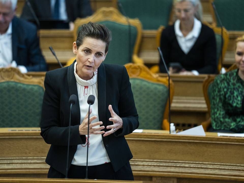 SF-formand Pia Olsen Dyhr vil oprette et politisk organ, der skal have deltagelse af de største partier i Folketinget. | Foto: Martin Sylvest